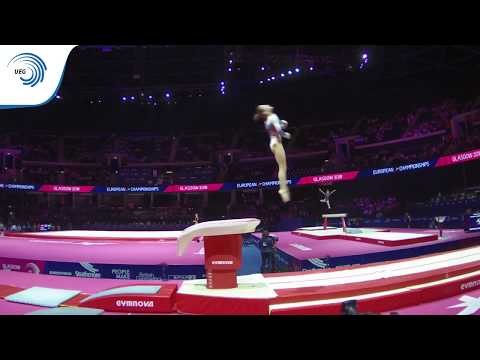 Ioana STANCIULESCU (ROU) - 2018 Artistic Gymnastics Europeans, junior qualification vault