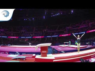Isabella BOCKHAUS (DEN) - 2018 Artistic Gymnastics Europeans, junior qualification vault