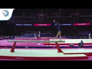 Magdalena COUFALOVA (CZE) - 2018 Artistic Gymnastics Europeans, junior qualification beam