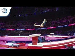 Christina ELEFTHERIOU (CYP) - 2018 Artistic Gymnastics Europeans, junior qualification vault