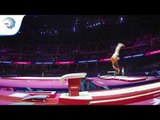 Vera JONKER (NED) - 2018 Artistic Gymnastics Europeans, junior qualification vault