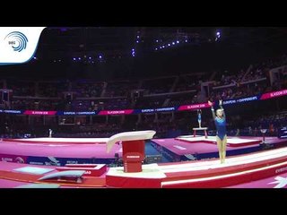 Aino NAMTVEDT (NOR) - 2018 Artistic Gymnastics Europeans, junior qualification vault