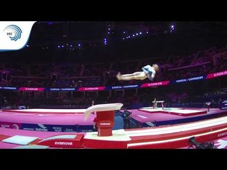 Antonia DUTA (ROU) - 2018 Artistic Gymnastics Europeans, junior qualification vault