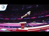 Lena BICKEL (SUI) - 2018 Artistic Gymnastics Europeans, junior qualification vault