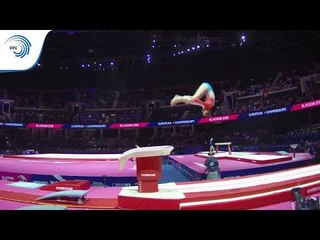 Celeste MORDENTI (LUX) - 2018 Artistic Gymnastics Europeans, junior qualification vault