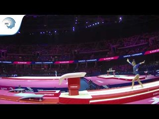 Vasiliki KYRLIDOU (GRE) - 2018 Artistic Gymnastics Europeans, junior qualification vault