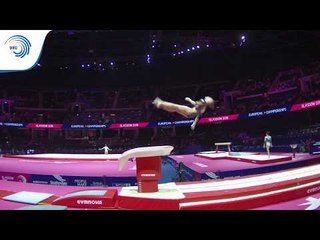 Claudia VILLALBA (ESP) - 2018 Artistic Gymnastics Europeans, junior qualification vault