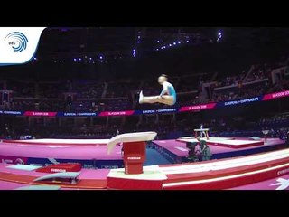 Lola SCHLEICH (LUX) - 2018 Artistic Gymnastics Europeans, junior qualification vault