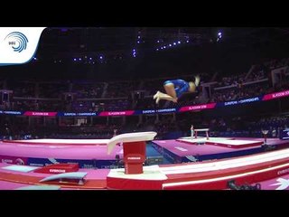 Natalie RIANTOVA (CZE) - 2018 Artistic Gymnastics Europeans, junior qualification vault