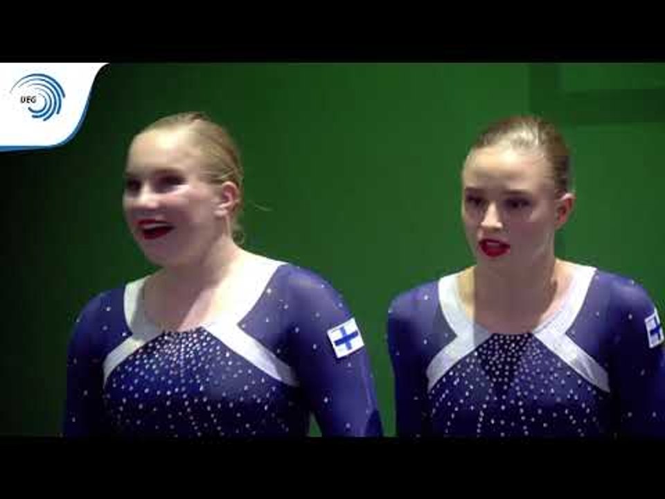 Finland - 2018 TeamGym Europeans, junior women's team final