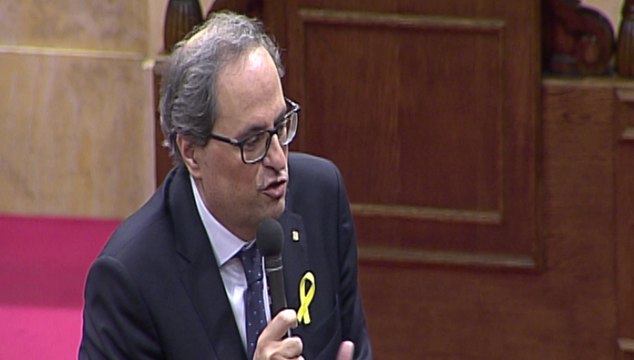 Torra, Mas y Puigdemont piden por carta al Rey una negociación