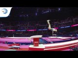 Nazli SAVRANBASI (TUR) - 2018 Artistic Gymnastics Europeans, junior qualification vault