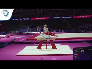 Oliver KABEL (DEN) - 2018 Artistic Gymnastics Europeans, junior qualification pommel horse
