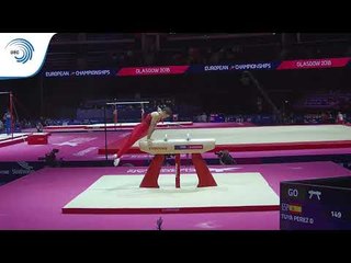 Daniel TUYA PEREZ (ESP) - 2018 Artistic Gymnastics Europeans, junior qualification pommel horse