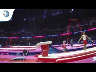 Lucas BAHAMONDES (DEN) - 2018 Artistic Gymnastics Europeans, junior qualification vault