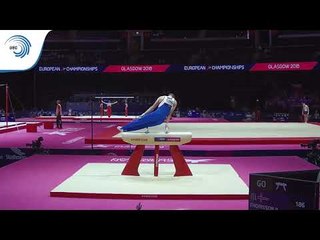 Jonas Ingi THORISSON (ISL) - 2018 Artistic Gymnastics Europeans, junior qualification pommel horse