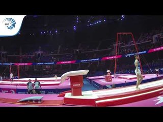 Samad MAMMADLI (AZE) - 2018 Artistic Gymnastics Europeans, junior qualification vault