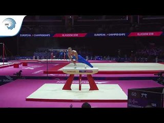 Breki SNORRASON (ISL) - 2018 Artistic Gymnastics Europeans, junior qualification pommel horse
