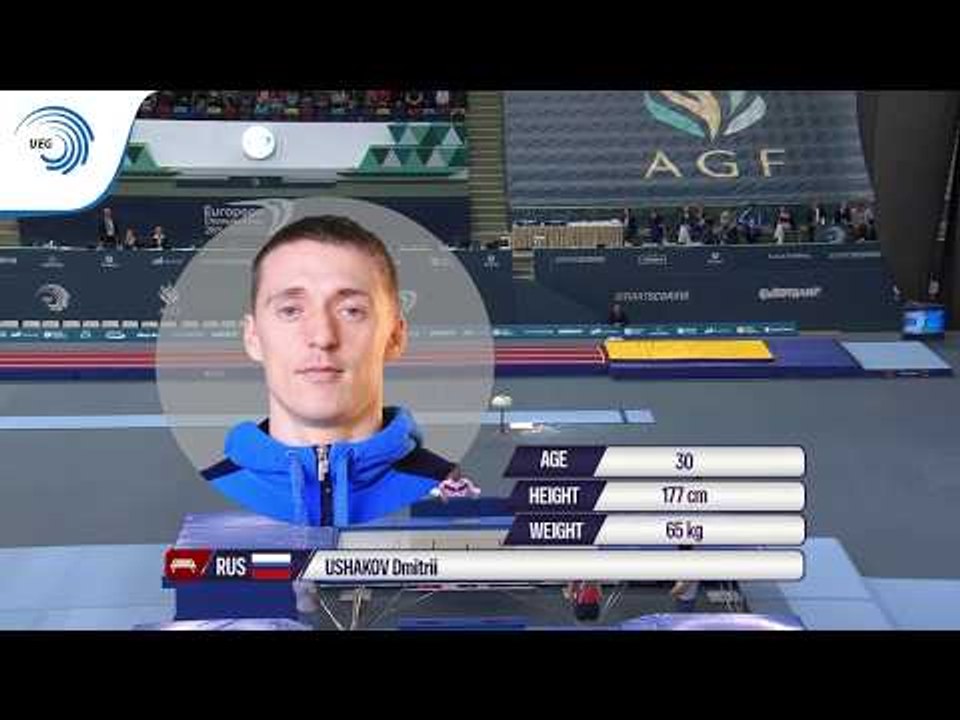 Dmitri USHAKOV (RUS) - 2018 Trampoline Europeans, final