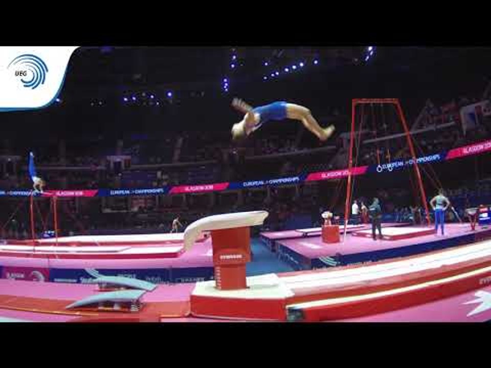 Georgios GARIVALDIS (GRE) - 2018 Artistic Gymnastics Europeans, junior qualification vault