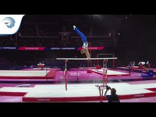 Tarmo KANERVA (FIN) - 2018 Artistic Gymnastics Europeans, junior qualification parallel bars