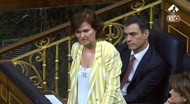 Calvo acusa a Cs de poner intereses por delante de la mujer