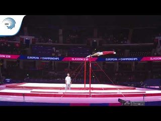 Download Video: Levan SKHILADZE (GEO) - 2018 Artistic Gymnastics Europeans, junior qualification horizontal bar