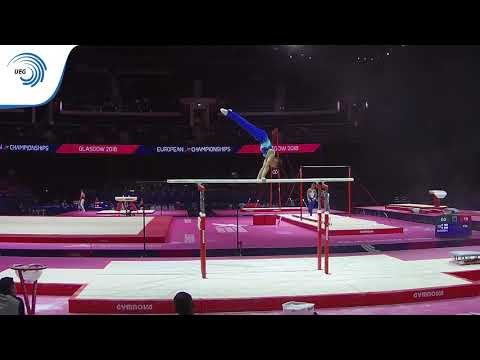 Ramin DAMIROV (AZE) - 2018 Artistic Gymnastics Europeans, junior qualification parallel bars