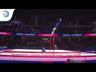Georgios KELESIDIS (GRE) - 2018 Artistic Gymnastics Europeans, junior qualification horizontal bar