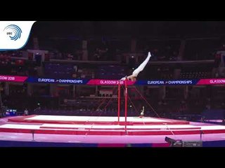 Ward CLAEYS (BEL) - 2018 Artistic Gymnastics Europeans, junior qualification horizontal bar