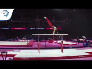 Bora TARHAN (TUR) - 2018 Artistic Gymnastics Europeans, junior qualification parallel bars