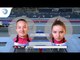 Anita MAKULOVA & Desislava MANOLOVA (BUL) - 2018 Trampoline Europeans, synchro final