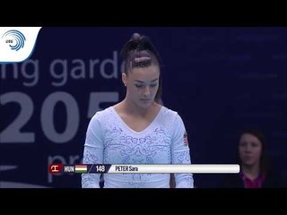 Sara PETER (HUN) - 2019 Artistic Gymnastics Europeans, vault final