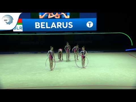 Belarus - 2019 Rhythmic Gymnastics Europeans, junior groups 5 hoops qualification