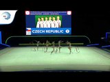 Czech Republic - 2019 Rhythmic Gymnastics Europeans, junior groups 5 ribbons qualification