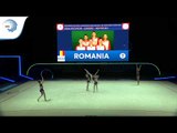 Romania - 2019 Rhythmic Gymnastics Europeans, junior groups 5 hoops qualification