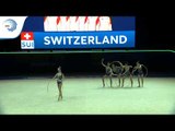 Switzerland - 2019 Rhythmic Gymnastics Europeans, junior groups 5 hoops qualification