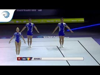 Video herunterladen: BOGATI, BROTEI & POPA (ROU) - 2019 Aerobics European bronze medallists, Trio Seniors