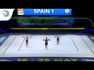 ASENSI ALEMANY, MANE GABARRO  & RAMOS ROSELLO (ESP) - 2019 Junior Aerobics Europea