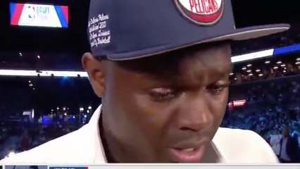 Zion Williamson Wears $100k Watch To Draft & CRIES His EYES OUT After Selection