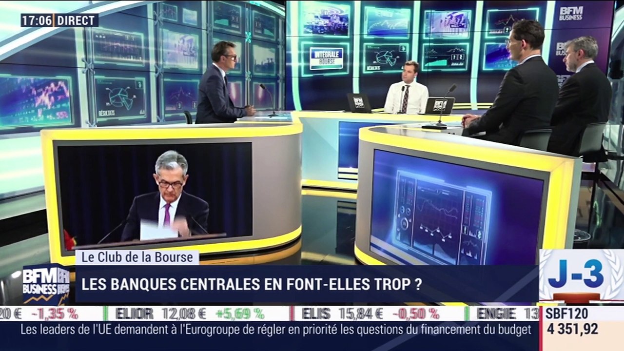 Le Club de la Bourse: Vincent Lequertier, Alain du Brusle, François Jubin et Jean-Louis Cussac - 21/06