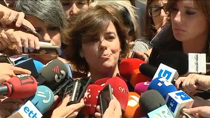 Sáenz de Santamaría: "Sé lo que es estar en el Gobierno y también en la oposición"