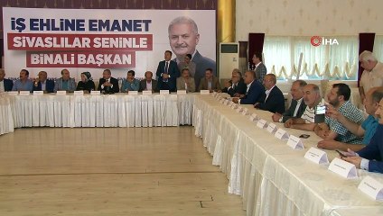 Sivaslılardan Binali Yıldırım’a tam destek