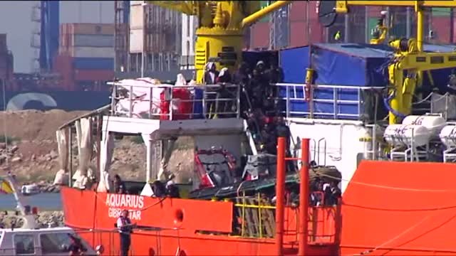 Más de la mitad de los inmigrantes del Aquarius han solicitado asilo a Francia