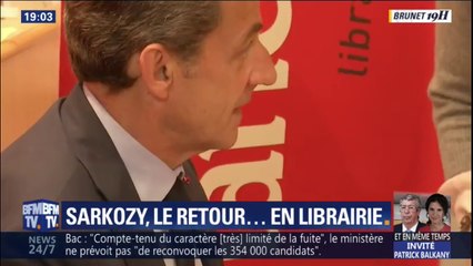 Nicolas Sarkozy fait son retour... en librairie