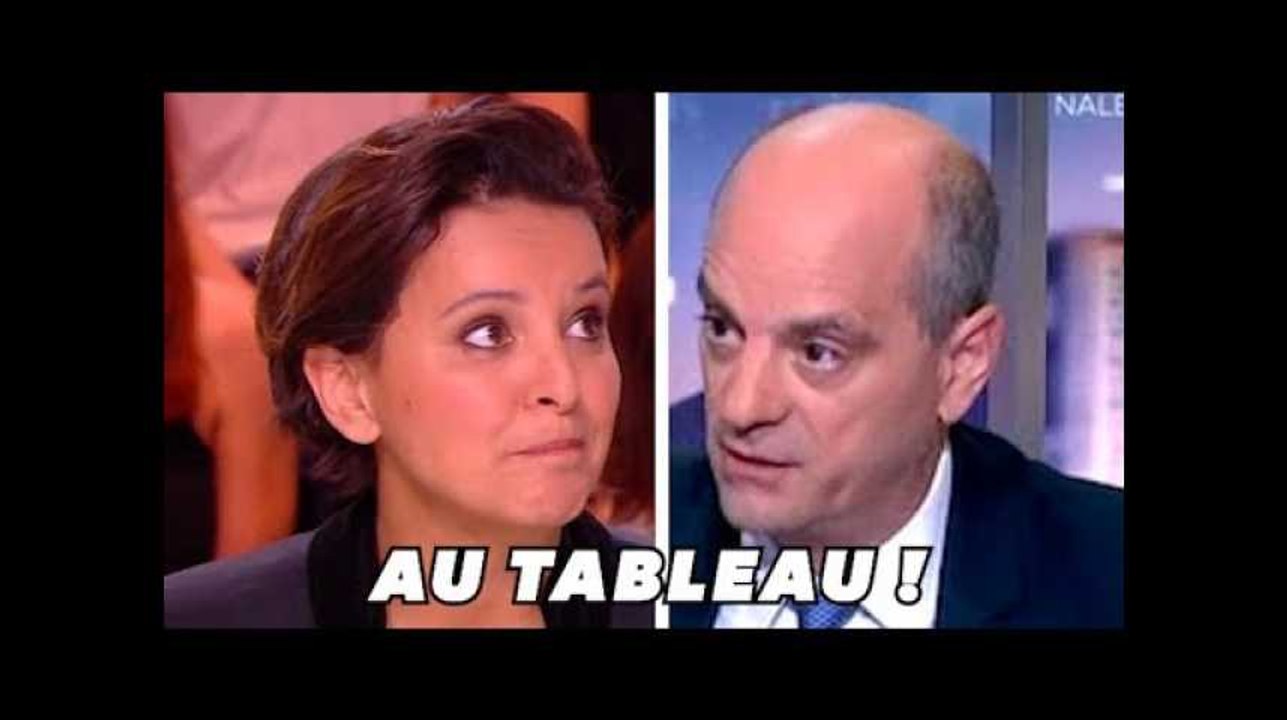 Les mauvaises notes de Najat Vallaud-Belkacem à Jean-Michel Blanquer