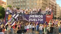Valladolid sale a la calle para celebrar su regreso a Primera División