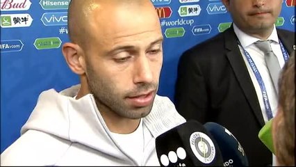 Mascherano: "Estamos decepcionados por el resultado"