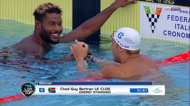 Natation - 100m papillon : Metella battu par Le Clos