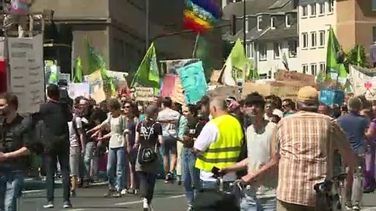 Internationale Großdemo von Fridays for Future in Aachen